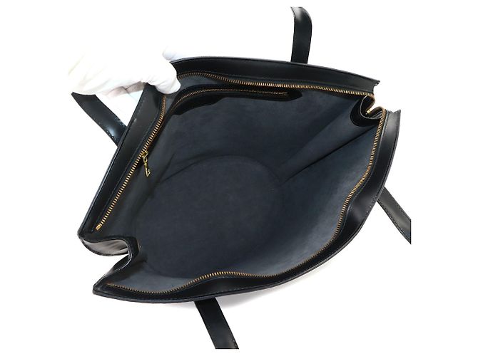 Borsa Tote Louis Vuitton Epi Saint Jacques Nero - vista 5