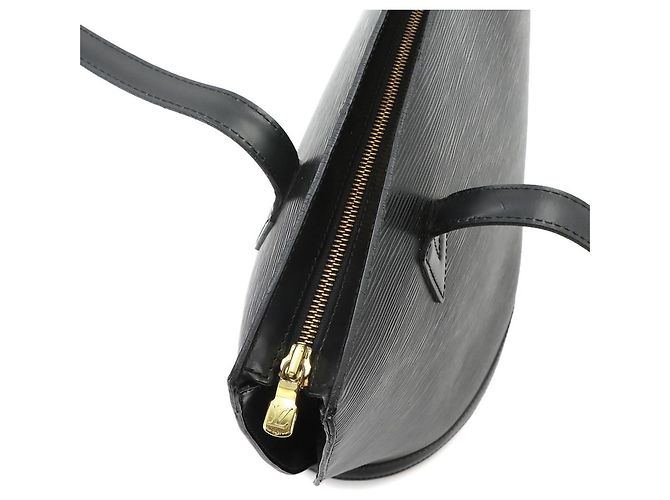 Borsa Tote Louis Vuitton Epi Saint Jacques Nero - vista 8