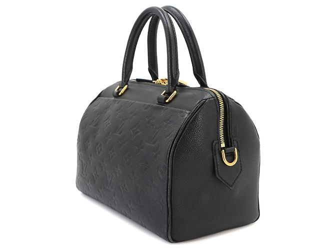 Borsa Louis Vuitton Speedy Bandouliere 25 NM Nero - vista 3