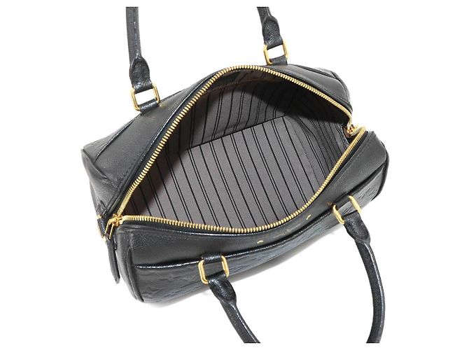Borsa Louis Vuitton Speedy Bandouliere 25 NM Nero - vista 6