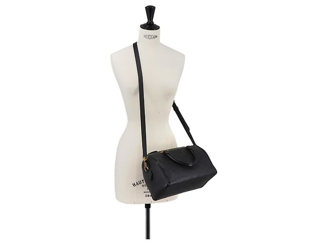 Borsa Louis Vuitton Speedy Bandouliere 25 NM Nero - vista 9
