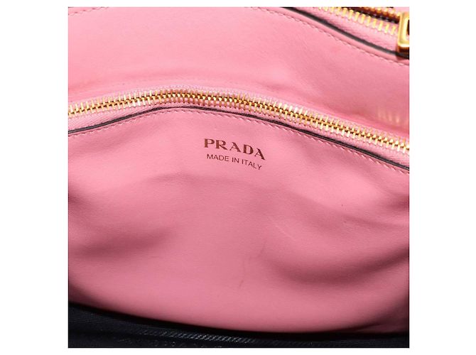 Borsa a mano/spalla 2-way Prada Saffiano Rosa - vista 7