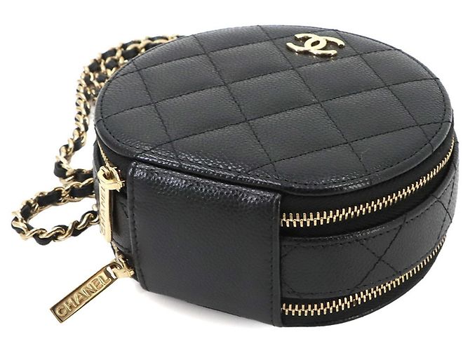 Borsa Vanity Piccola Chanel Matelassé Nero - vista 3