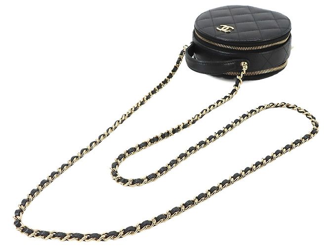 Borsa Vanity Piccola Chanel Matelassé Nero - vista 4