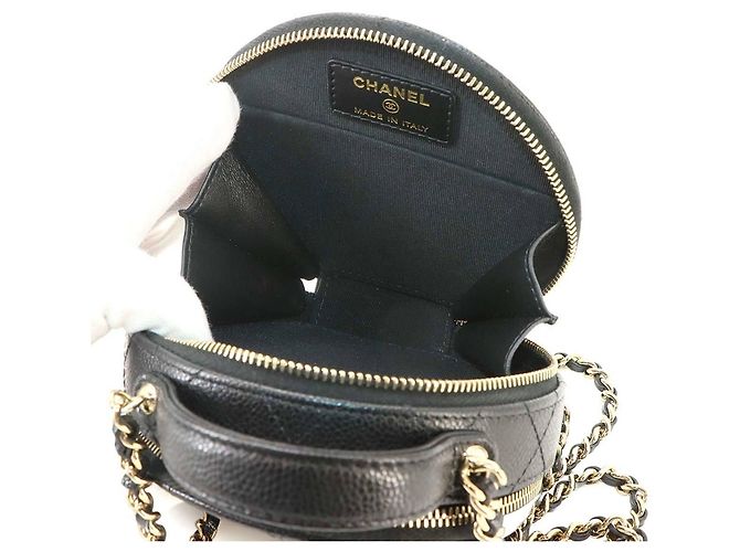 Borsa Vanity Piccola Chanel Matelassé Nero - vista 5