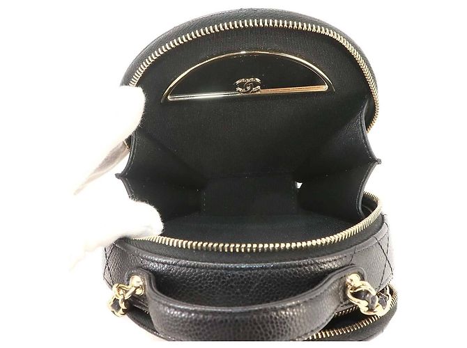 Borsa Vanity Piccola Chanel Matelassé Nero - vista 6
