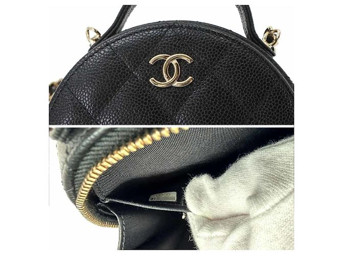 Borsa Vanity Piccola Chanel Matelassé Nero - vista 7