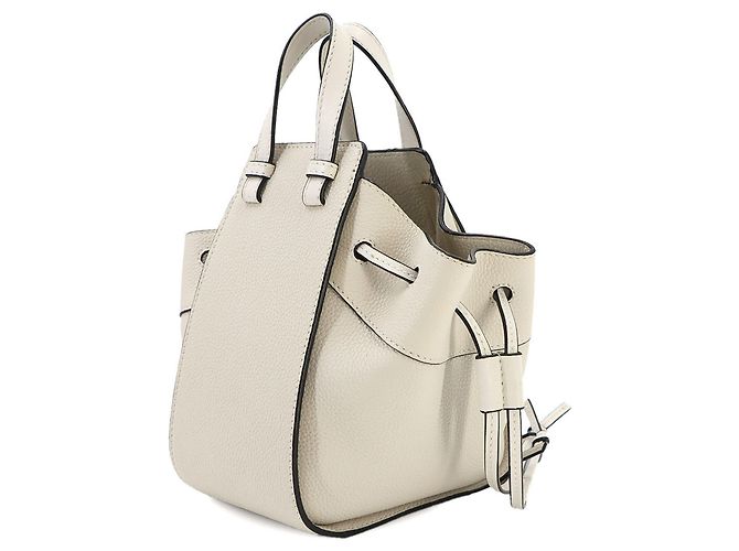 Loewe Hammock Drawstring Mini Handtasche Weiß - Ansicht 2