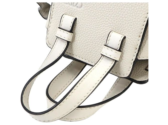 Loewe Hammock Drawstring Mini Handtasche Weiß - Ansicht 4