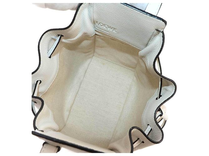Loewe Hammock Drawstring Mini Handtasche Weiß - Ansicht 5