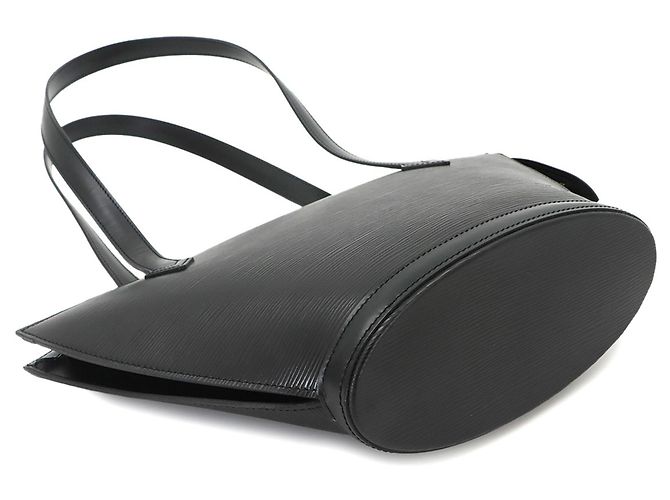 Borsa Louis Vuitton Epi Saint Jacques Nero - vista 3