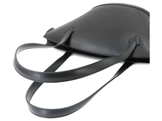 Borsa Louis Vuitton Epi Saint Jacques Nero - vista 4
