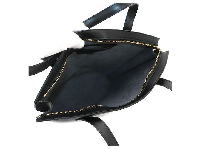 Borsa Louis Vuitton Epi Saint Jacques Nero - vista 5