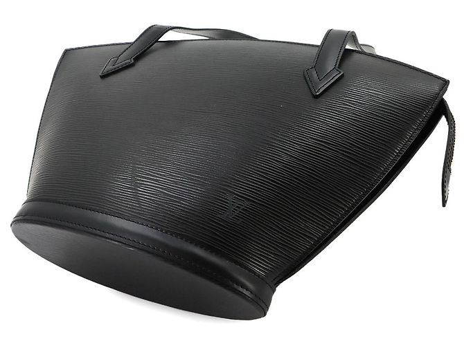 Borsa Louis Vuitton Epi Saint Jacques Nero - vista 8