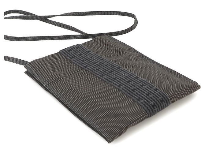 Hermès Borsa a tracolla Hermes Herline Pochette Marrone - vista 3