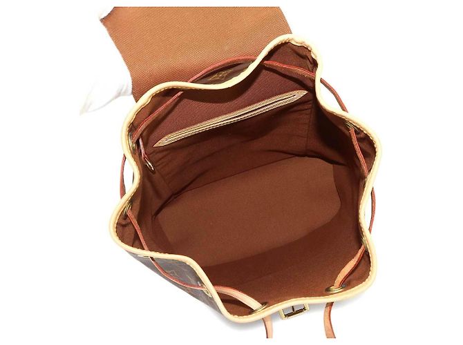 Zaino Louis Vuitton Montsouris MM Monogram Monogramma - vista 5