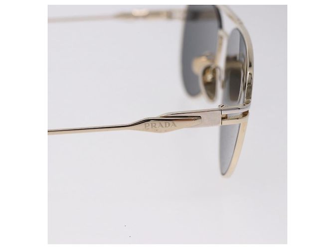 Gafas de sol PRADA Metal Gold Black Auth BA15434 Negro Dorado - vista 7