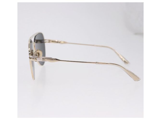 Gafas de sol PRADA Metal Gold Black Auth BA15434 Negro Dorado - vista 8