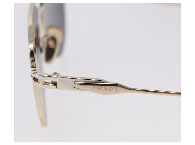 Gafas de sol PRADA Metal Gold Black Auth BA15434 Negro Dorado - vista 9