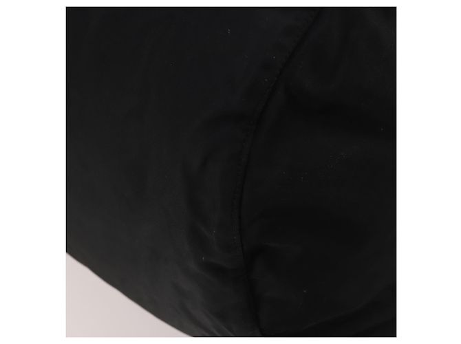 PRADA Boston Bag Nylon 2way Schwarz Silber Auth 200299A - Ansicht 17