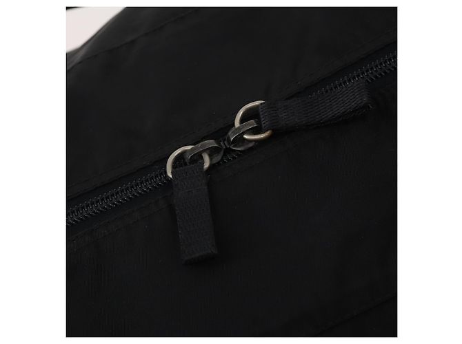 PRADA Boston Bag Nylon 2way Schwarz Silber Auth 200299A - Ansicht 20