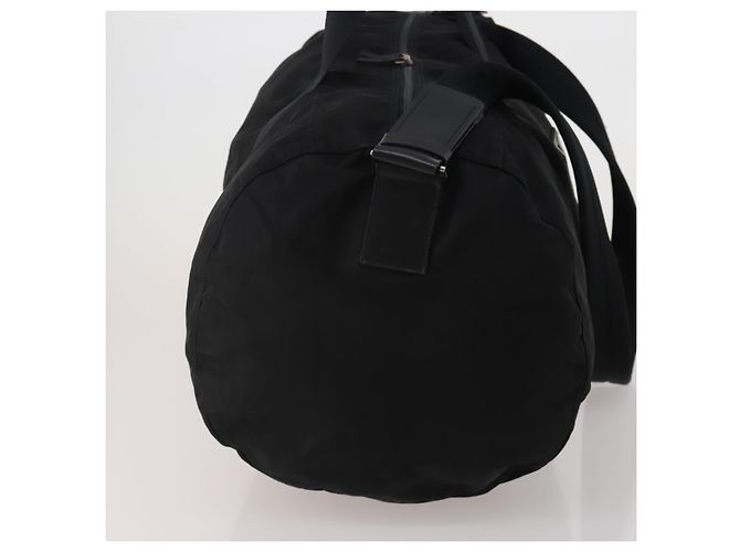 PRADA Boston Bag Nylon 2way Schwarz Silber Auth 200299A - Ansicht 4