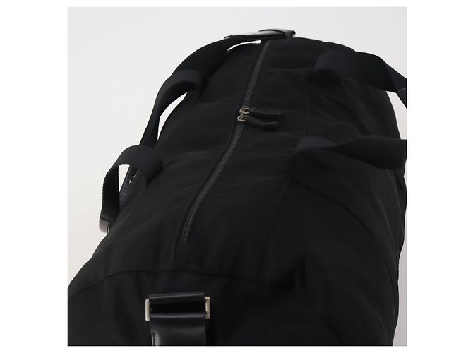 PRADA Boston Bag Nylon 2way Schwarz Silber Auth 200299A - Ansicht 6