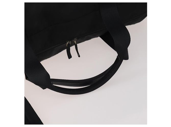 PRADA Boston Bag Nylon 2way Schwarz Silber Auth 200299A - Ansicht 9