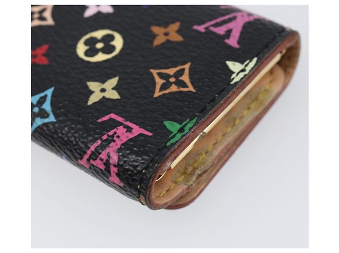 LOUIS VUITTON Monogram Multicolor Multicles 4 Key Case Black M60044 Auth 199374 Nero - vista 15