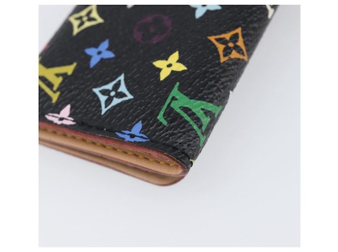 LOUIS VUITTON Monogram Multicolor Multicles 4 Key Case Black M60044 Auth 199374 Nero - vista 16