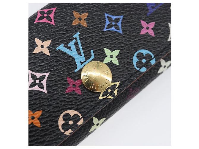 LOUIS VUITTON Monogram Multicolor Multicles 4 Key Case Black M60044 Auth 199374 Nero - vista 17