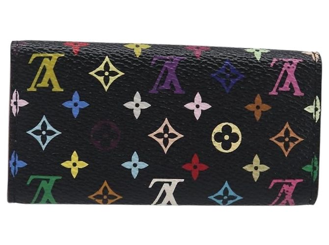 LOUIS VUITTON Monogram Multicolor Multicles 4 Key Case Black M60044 Auth 199374 Nero - vista 2