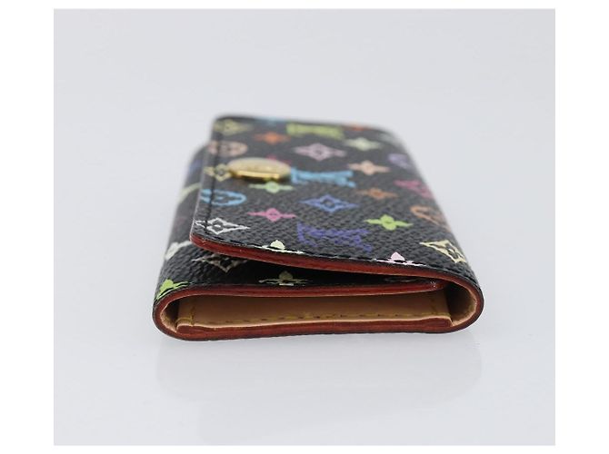 LOUIS VUITTON Monogram Multicolor Multicles 4 Key Case Black M60044 Auth 199374 Nero - vista 3