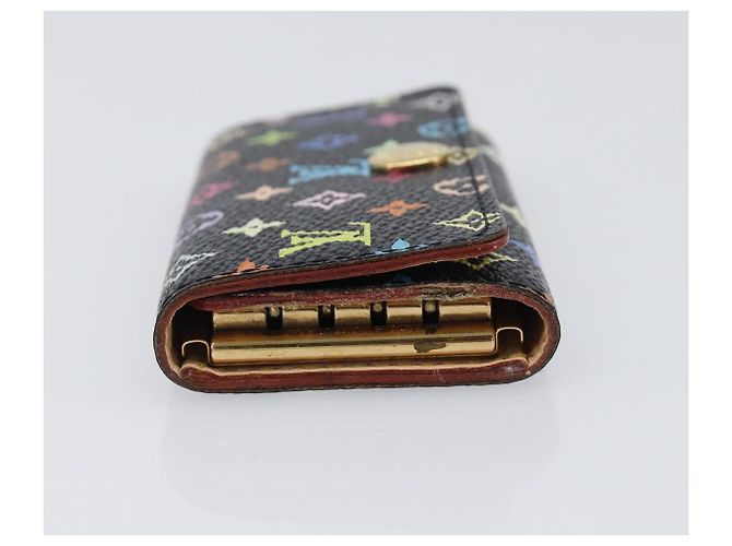 LOUIS VUITTON Monogram Multicolor Multicles 4 Key Case Black M60044 Auth 199374 Nero - vista 4