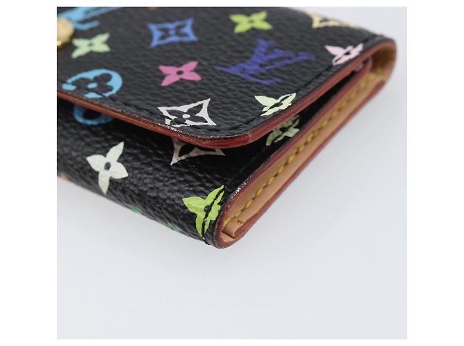 LOUIS VUITTON Monogram Multicolor Multicles 4 Key Case Black M60044 Auth 199374 Nero - vista 7