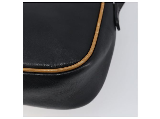Céline Borsa a tracolla CELINE in pelle nera e oro Auth 199823 Nero D'oro - vista 15