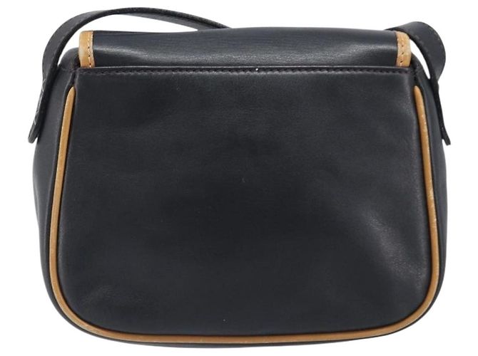 Céline Borsa a tracolla CELINE in pelle nera e oro Auth 199823 Nero D'oro - vista 2