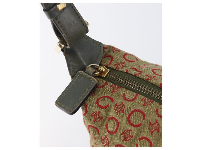 Céline CELINE C Macadam Canvas Handtasche Beige Gold Auth 199397 Golden - Ansicht 10