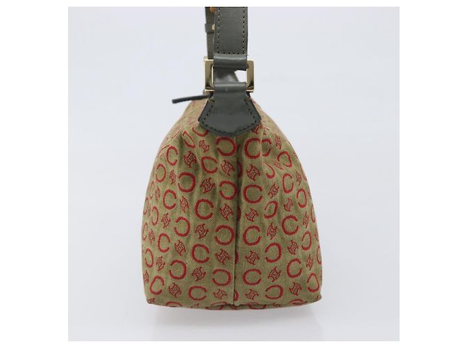 Céline CELINE C Macadam Canvas Handtasche Beige Gold Auth 199397 Golden - Ansicht 3