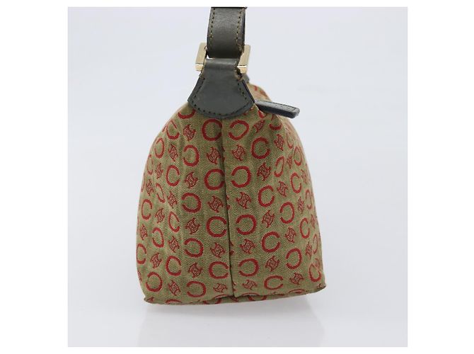 Céline CELINE C Macadam Canvas Handtasche Beige Gold Auth 199397 Golden - Ansicht 4