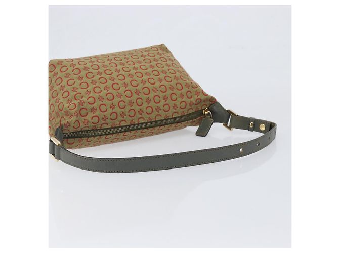 Céline CELINE C Macadam Canvas Handtasche Beige Gold Auth 199397 Golden - Ansicht 7