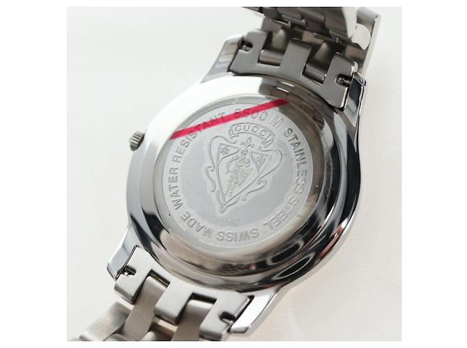 GUCCI 5500M Uhren Edelstahl Silber Auth 199892M - Ansicht 10