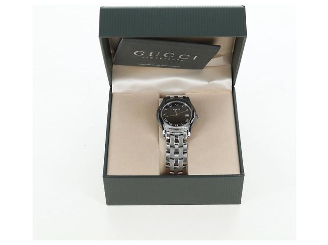 GUCCI 5500M Uhren Edelstahl Silber Auth 199892M - Ansicht 12