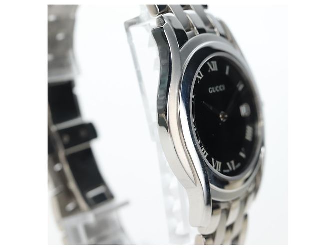 GUCCI 5500M Uhren Edelstahl Silber Auth 199892M - Ansicht 5