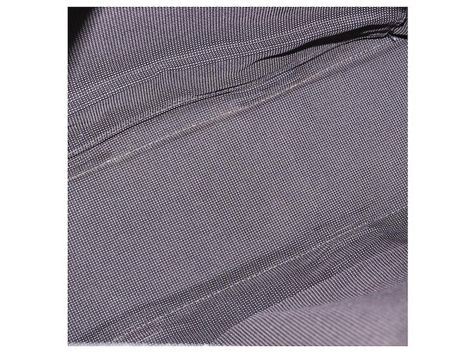 Hermès HERMES Her Line MM Handtasche Canvas Grau Silber Auth 200067 Braun - Ansicht 17