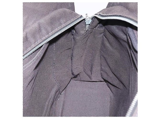 Hermès HERMES Her Line MM Handtasche Canvas Grau Silber Auth 200067 Braun - Ansicht 18