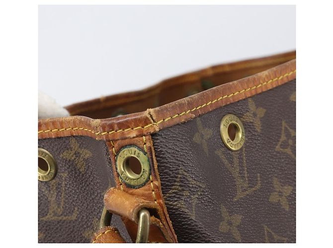 Borsa a tracolla LOUIS VUITTON Monogram Petit Noe M42226 LV Auth bs36859 Monogramma - vista 10