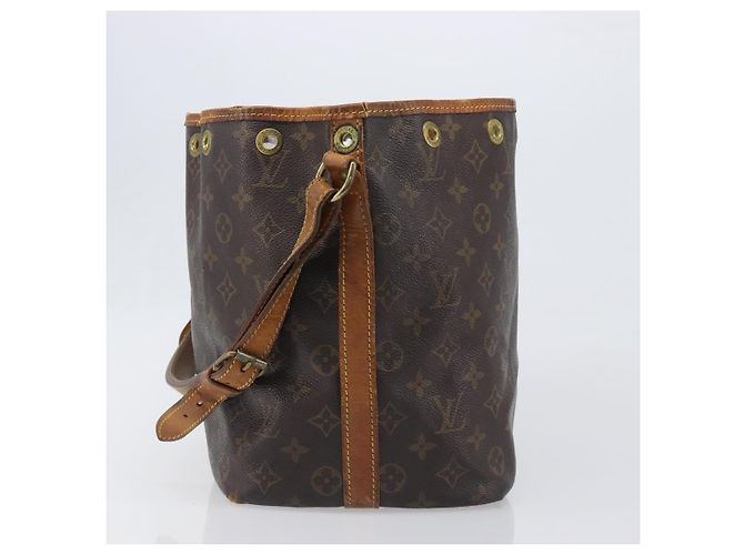 Borsa a tracolla LOUIS VUITTON Monogram Petit Noe M42226 LV Auth bs36859 Monogramma - vista 3