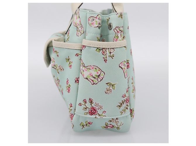 Borsa a Mano GUCCI Canvas Azzurro 628159 Auth ka6023V Blu chiaro - vista 4