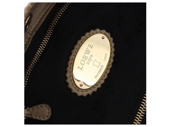 Borsa LOEWE in pelle dorata autentica 200979 D'oro - vista 19